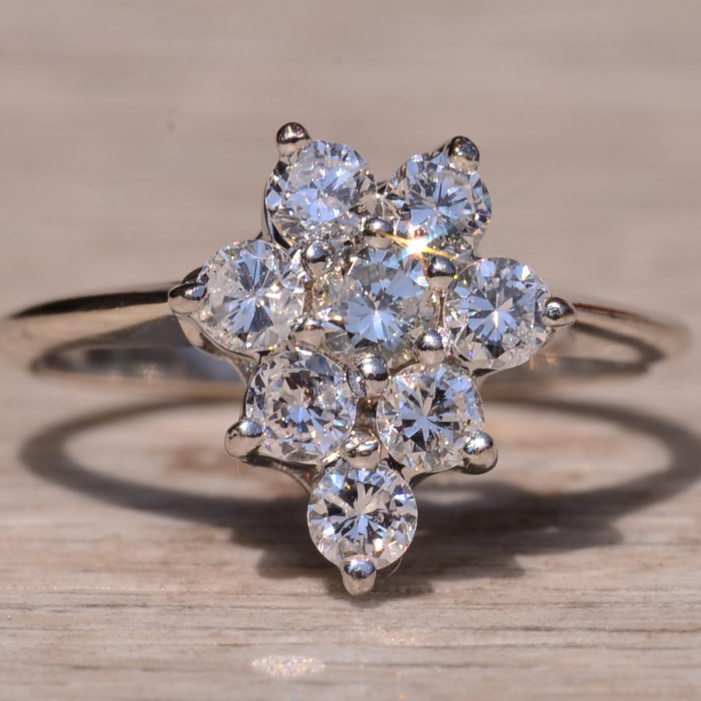 Vintage Diamond Shaped Diamond Ring